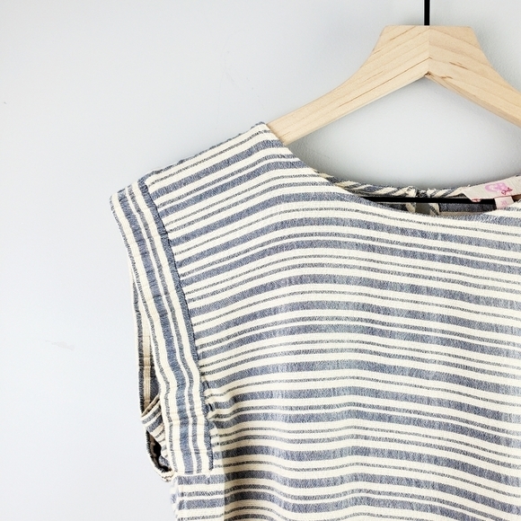 Gb girls striped floral blouse top xl - Picture 3 of 6